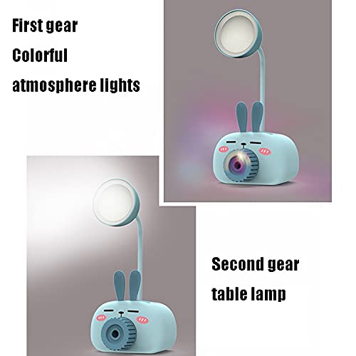 Practical Plastic Ajauni 4-in-1 Night Table Lamp with built-in pencil sharpener, pen stand, and mobile stand.