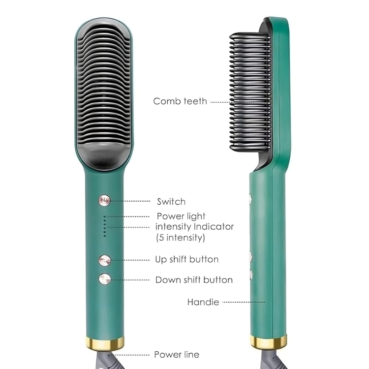Best Brushes for Sleek Styles: Hair straightener comb guide.