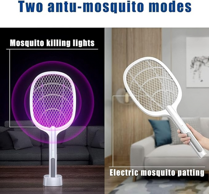 Mosquito Racket Bat with UV Light Lamp Handheld Bug Zapper